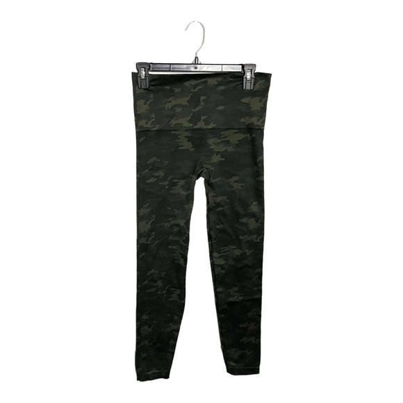 SPANX Leggings Look At Me Now Camo Print Legging Green Size Large - Picture 2 of 5